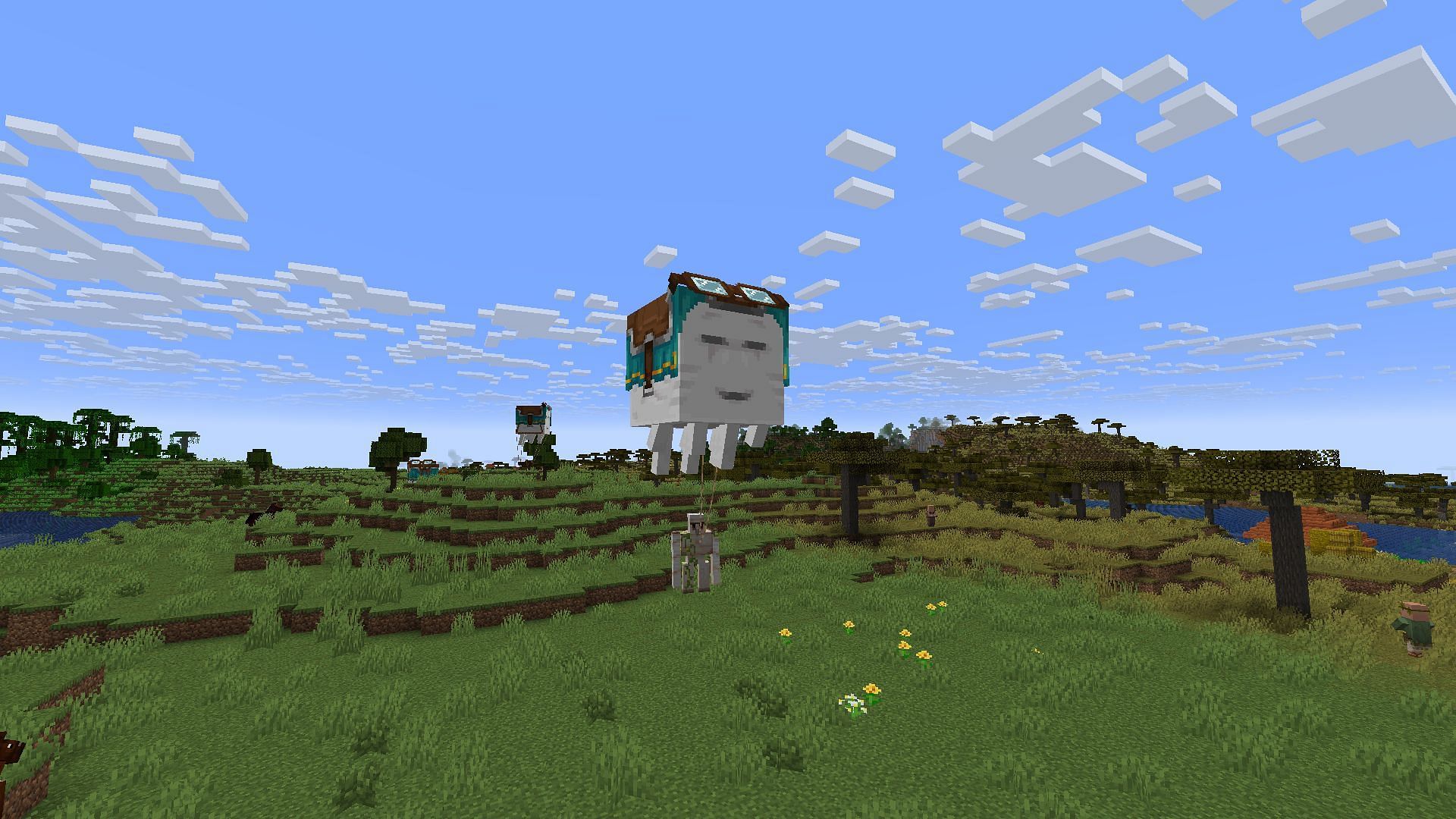Mobs and blocks have received new features as part of the Minecraft Bedrock 1.21.90.25 preview (Image via Sportskeeda Gaming || Mojang Studios)